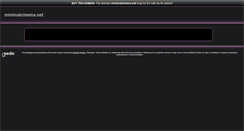 Desktop Screenshot of minimalcinema.net